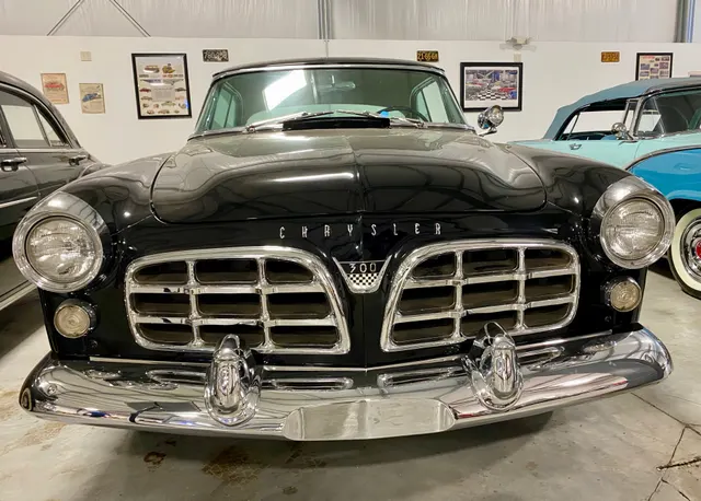 1955 C-300 split grille and front view