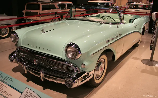 Exact-year stock-presenting view retained for body, trim, glazing, lamp, bumper, and wheel context; restoration details remain specific to the photographed car.