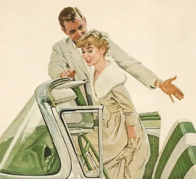 Period factory advertising retained as historical context for the Fairlane 500 Skyliner; advertising language is not individual-car proof.