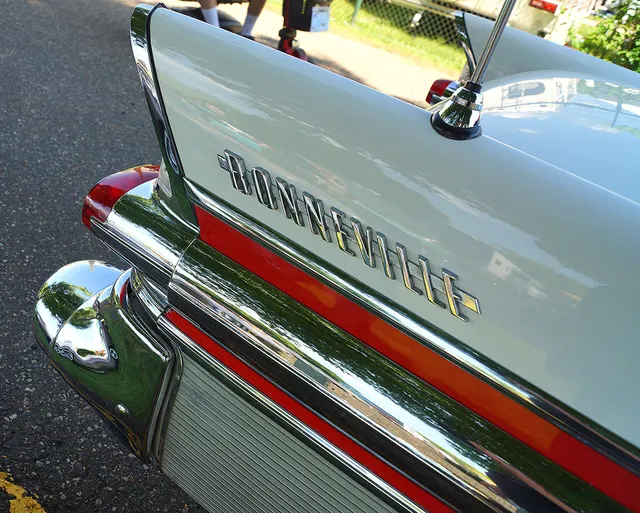 Exact-year stock-presenting view retained for body, trim, glazing, lamp, bumper, and wheel context; restoration details remain specific to the photographed car.