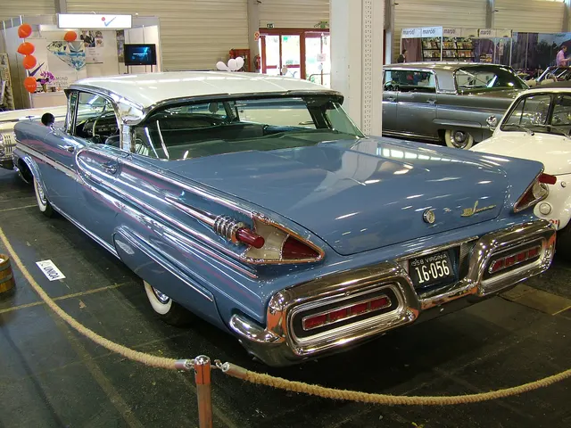 Exact-year Phaeton Coupe rear three-quarter view retained for the extended deck, rear glass, quarter treatment, lamps, bumper, trim, and hardtop proportions; restoration and condition remain car-specific.
