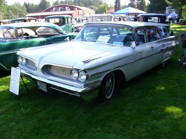 Exact-year stock-presenting view retained for body, trim, glass, lamp, bumper, and wheel context; condition and restoration details remain specific to the photographed car.