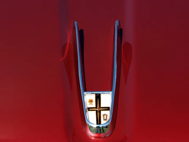 Exact-year Adventurer hood ornament and surrounding paint retained for model-specific brightwork, emblem, finish, and panel-surface context; condition and restoration remain specific to the photographed car.