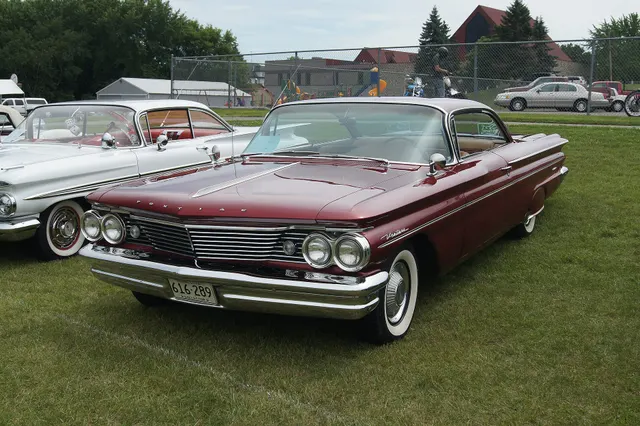 Exact-year stock-presenting view retained for body, trim, glass, lamp, bumper, and wheel context; condition and restoration details remain specific to the photographed car.