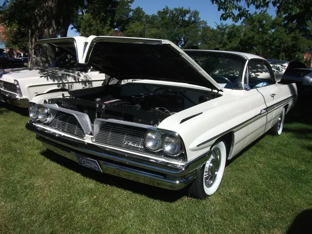 Exact-year stock-presenting view retained for body, trim, glass, lamp, bumper, and wheel context; condition and restoration details remain specific to the photographed car.