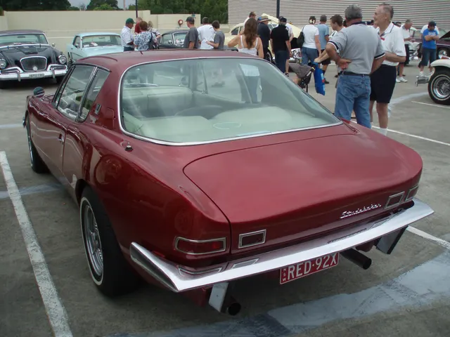 1963 R2 Avanti in Avanti Red, rear three-quarter view