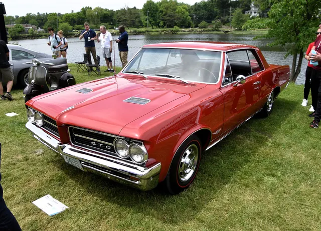 1964 Pontiac GTO rear/exterior view; used for rear-drive layout and rear trim context.