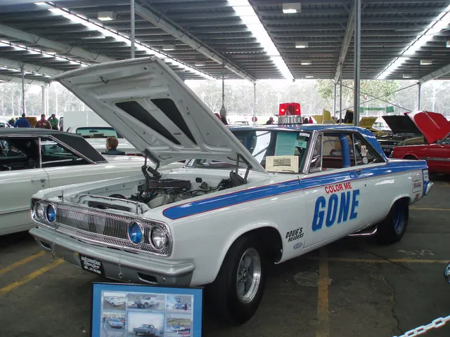 Restored Color Me Gone Coronet shown only as race-history context. Its current drivetrain, body equipment and relationship to the standard A990 program require separate documentation.