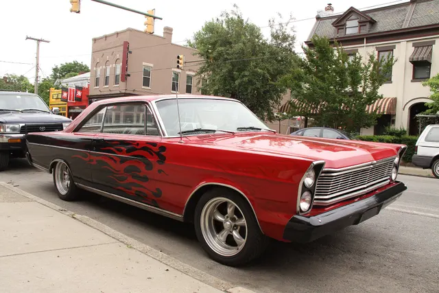 Customized Galaxie 500 two-door hardtop