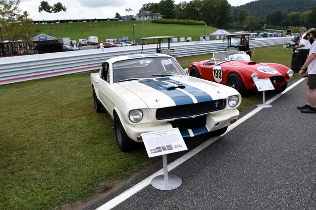 1965 Ford Mustang Shelby G.T. 350 front context; reviewed as representative 1965 Shelby GT350 media, not proof of any individual car originality.