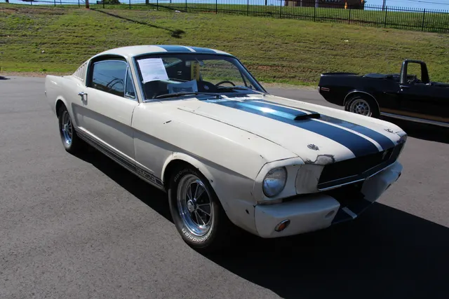 early unrestored 1965 Shelby GT350 context; reviewed as representative 1965 Shelby GT350 media, not proof of any individual car originality.