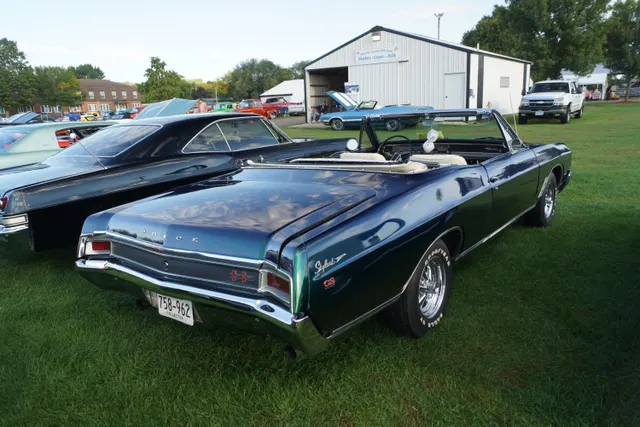 1966 Buick Skylark Gran Sport convertible, rear three-quarter view