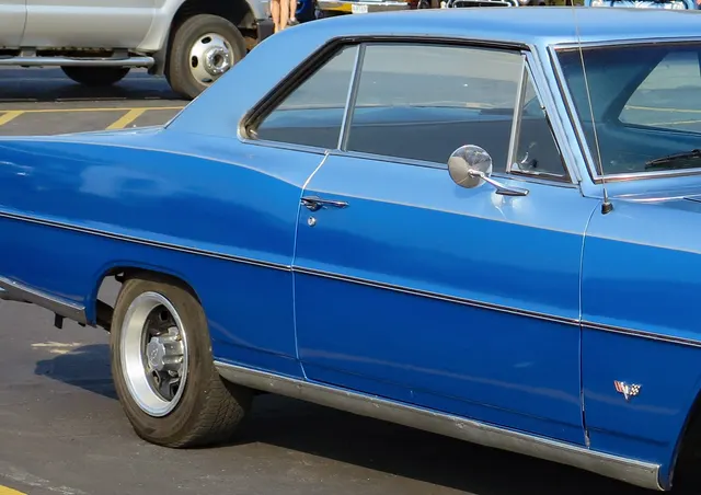 Front trim crop showing 1966 Chevy II SS grille and nose context.