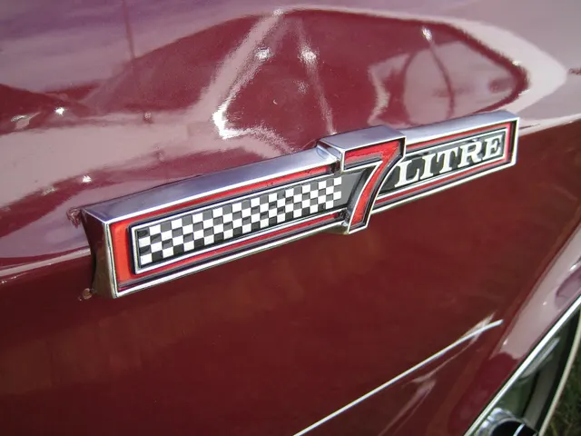 7-Litre front-fender emblem detail