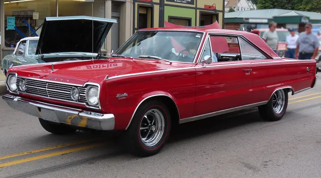Exact-year hardtop front view retained for grille, lamps, roofline, trim, and cabin context; Hemi badging, wheels, tires, and restoration details are subject-specific and do not prove factory equipment.
