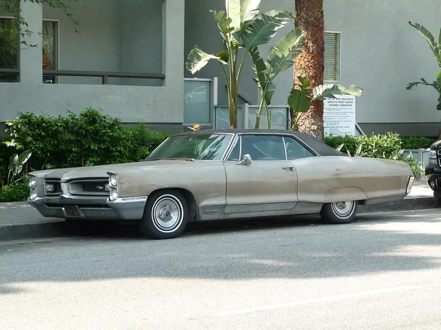 Weathered 1966 Pontiac Grand Prix survivor body context