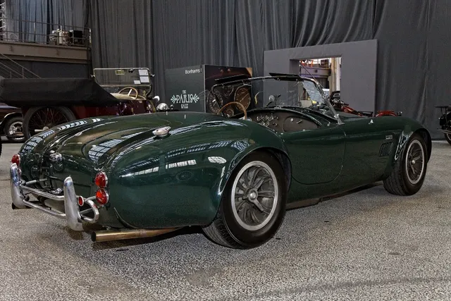 Full side and rear profile of the documented 1966 street roadster, useful for body and stance context.