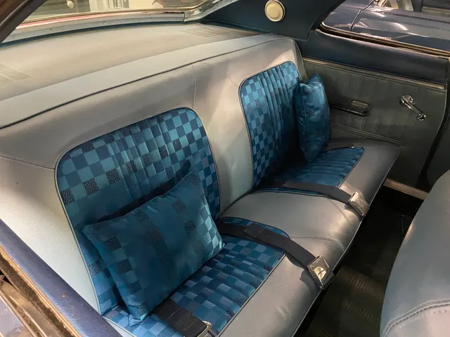 Blue SST hardtop rear seating and interior trim