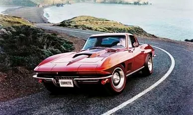 Chevrolet brochure photograph placing a 1967 convertible in period promotional context.