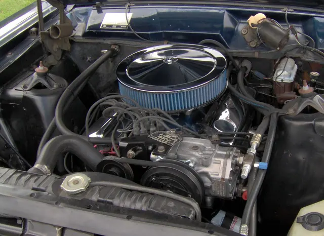 1967 Ford Galaxie 289 engine compartment