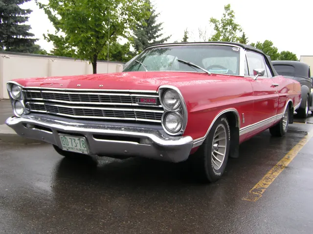 1967 Ford XL convertible with nonfactory wheels