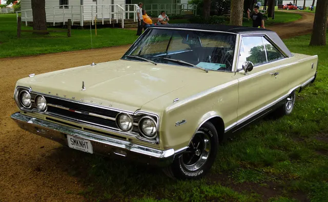 Exact-year stock-presenting view retained for body, trim, glass, lamps, bumpers, and wheel context; restoration details remain specific to the photographed car.