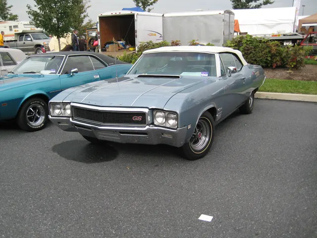 1968 Buick GS 400 convertible front view; the photograph is model context rather than proof of original equipment