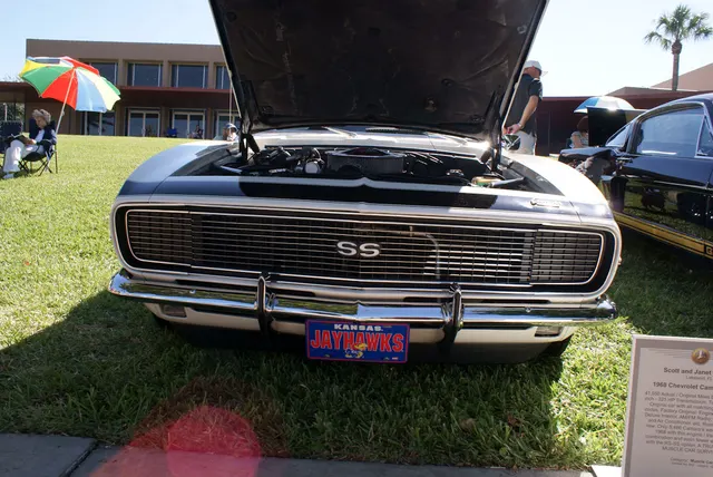 1968 Camaro RS-SS front view showing hidden-headlamp Rally Sport context.
