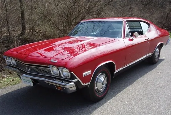 1968 Chevelle SS396 side view; exact-year SS396 body context.