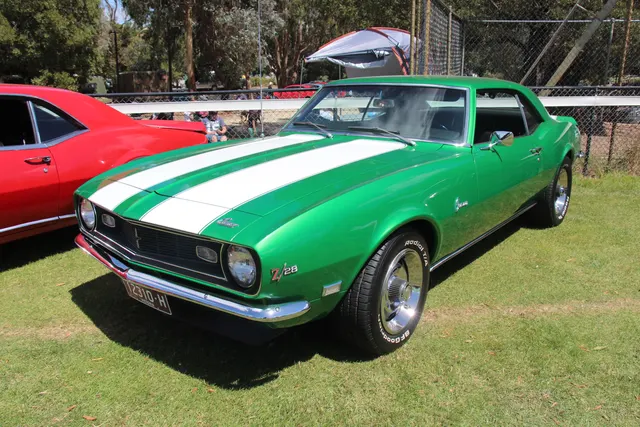 1968 Chevrolet Camaro Z/28 photographed in 2016; exact-year exterior and stripe context.
