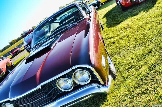 1968 Mercury Cyclone GT hood and front detail; appearance is not proof of the 428 option