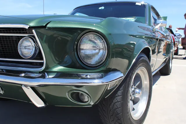 1968 Ford Mustang GT Fastback photographed by Jeremy; representative rear-quarter and trim context.