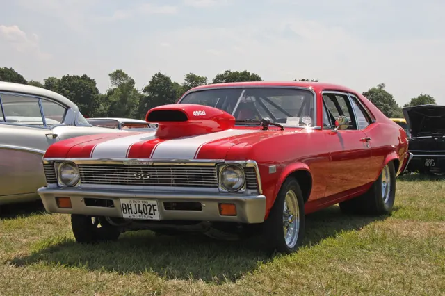 1968 Chevy Nova SS show-car context; visible modifications are not factory L78 evidence.
