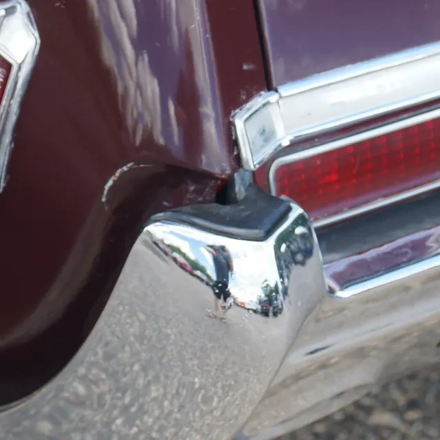 Wheel and stance detail crop from a 1968 Oldsmobile 442 image; suspension and stance context only.