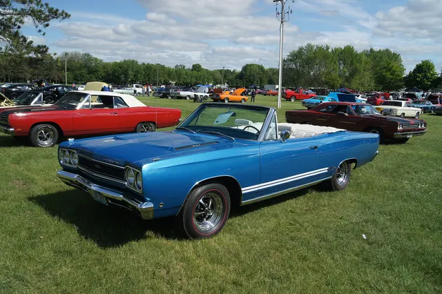 1968 Plymouth GTX convertible body-style context from reviewed Commons media.