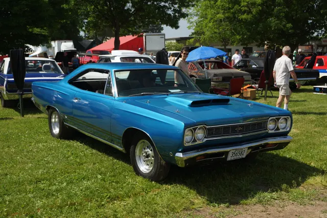 1968 Plymouth GTX exterior view for hardtop roofline and stance context.