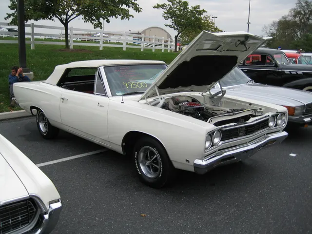1968 Plymouth Road Runner photographed at Hershey; show-field history context.