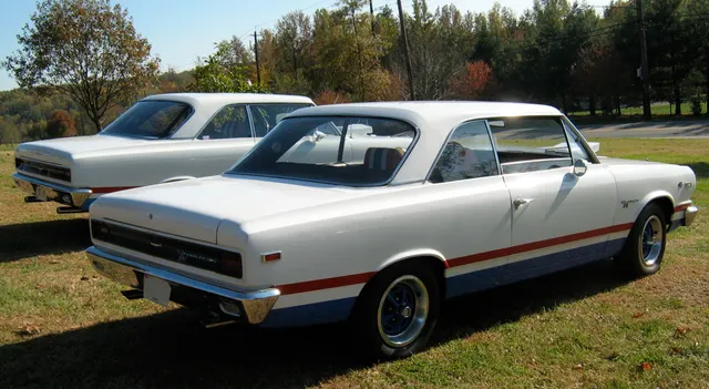 1969 AMC SC/Rambler B-scheme rear/side context; visual context, not individual-car authenticity proof.