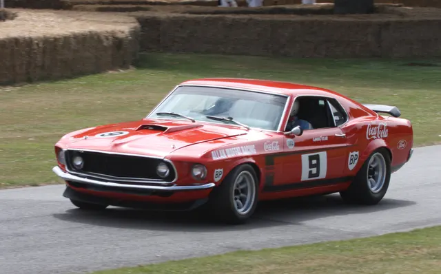 1969 Ford Mustang Boss 302 exterior; reviewed as representative model-line media.
