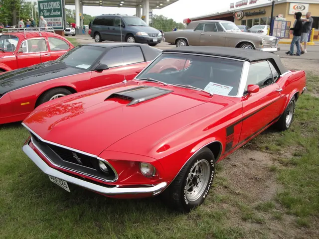 1969 Boss 302 exterior detail; reviewed for Boss appearance context only.