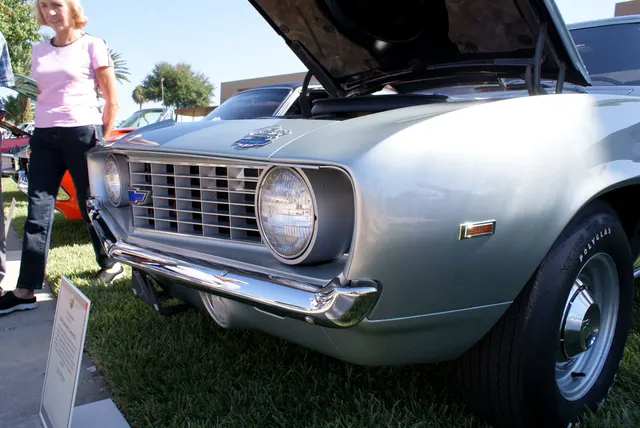 1969 Camaro ZL1 grille detail from Lake Mirror Classic.