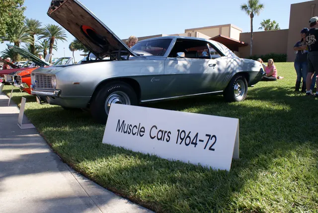 1969 Camaro ZL1 left-front view from Lake Mirror Classic.