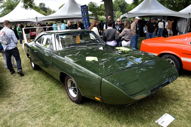 1969 Dodge Charger Daytona photographed by Charles; representative Daytona exterior media, not proof of a Hemi-original car.
