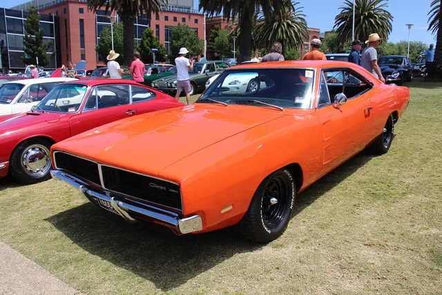 1969 Dodge Charger photographed by Sicnag; reviewed as representative second-generation Charger body-shape media.