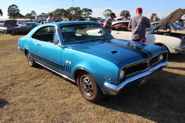 Exact-year Monaro GTS view retained to document the intermediate sports model; engine, drivetrain, current finish, and restoration details remain subject-specific.