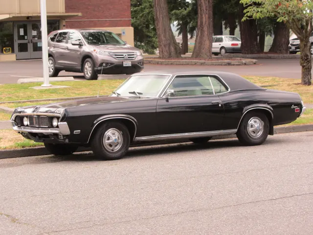 1969 Mercury Cougar coupe body context; same-year Cougar hardtop reference, not Eliminator or 428 CJ proof.