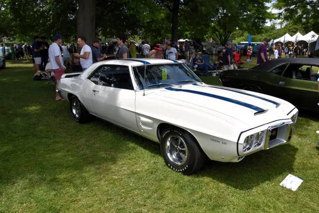 1969 Pontiac Firebird Trans Am at public display; exact-year Trans Am exterior context, not individual-car Ram Air IV proof.