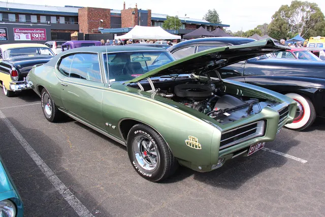 1969 Pontiac GTO Judge coupe photographed by Sicnag; used as representative coupe exterior context.