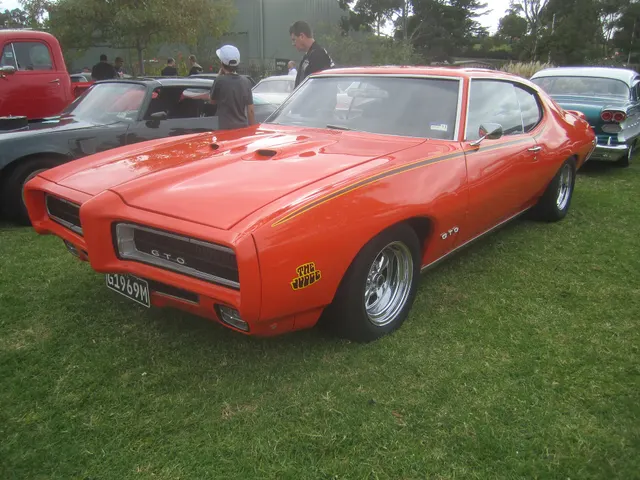 1969 Pontiac GTO Judge hardtop photographed by Sicnag; used as representative Judge body and badging context.