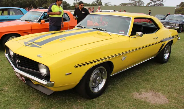 Cropped 1969 Chevrolet Camaro 427 Yenko view; reviewed as COPO 9561/Yenko front-trim context, not individual-car proof.
